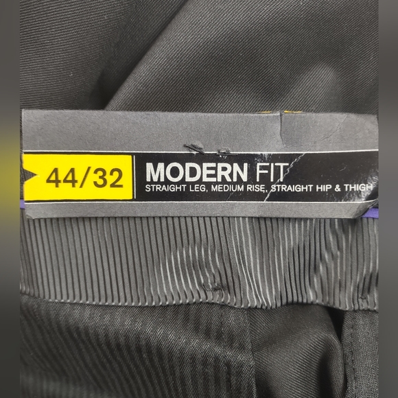APT. 9 NWT Dress Pants Big Tall Modern Fit Straight Leg 32" Inseam Black $70 - Picture 8 of 10